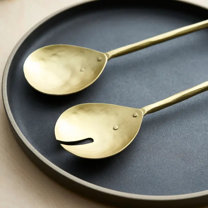 Pedestal Bowl & Salad Server Set