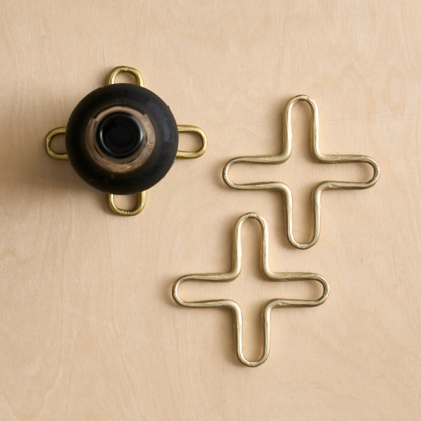 Brass Mini Trivets - Set of 2