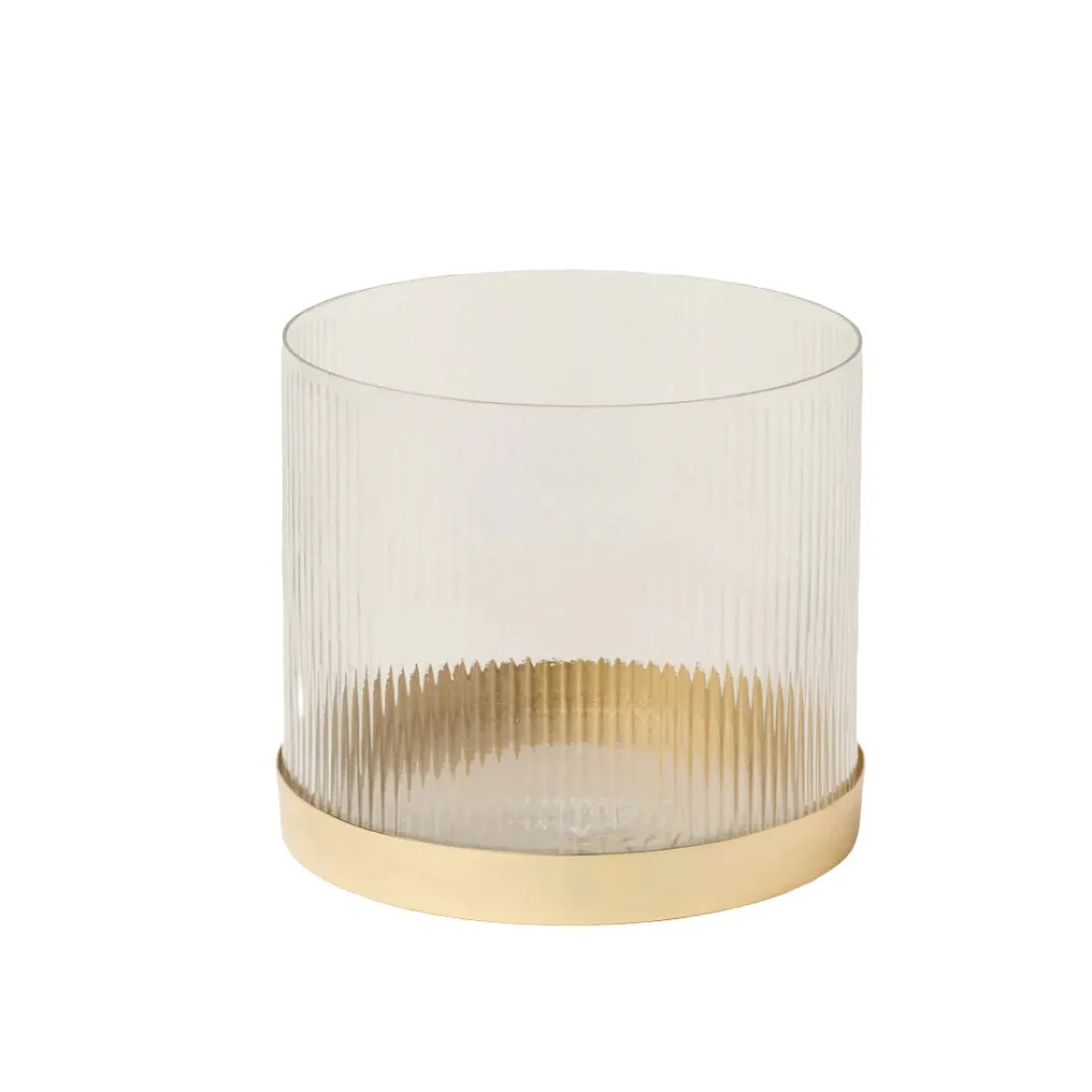 Fluted Glass Vase - Cove Home