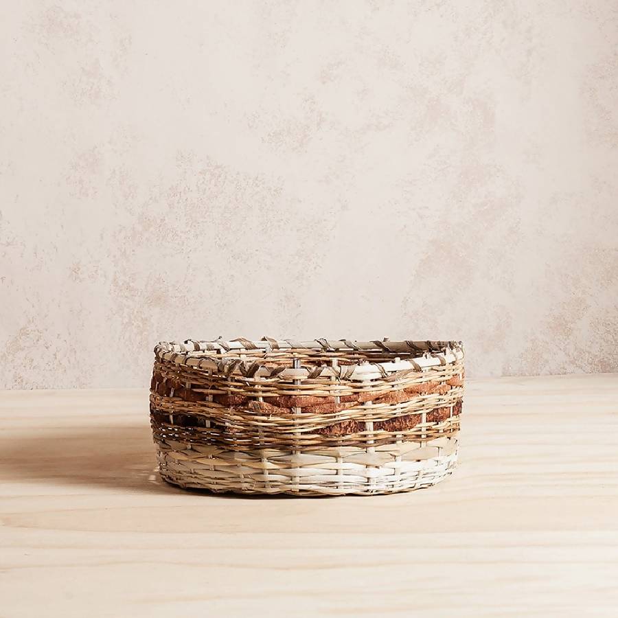 Mixed Fibre Baskets - Set of 3