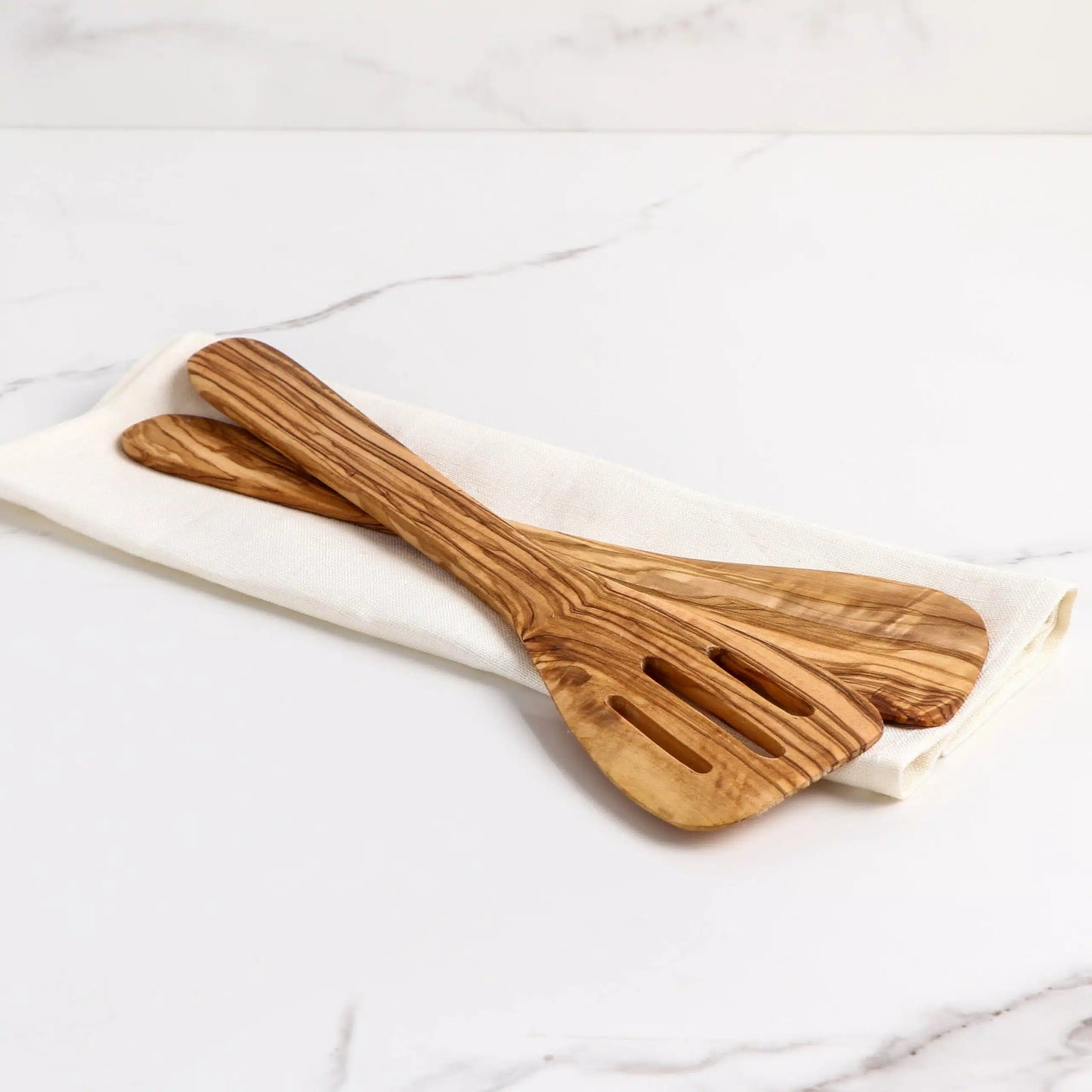 Olive Wood Spatula Set