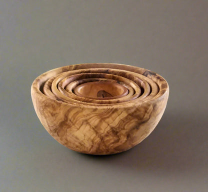 Olive Wood Nesting Bowls - Cove Home