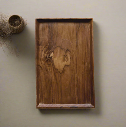 Teak Wood Tray - Cove Home