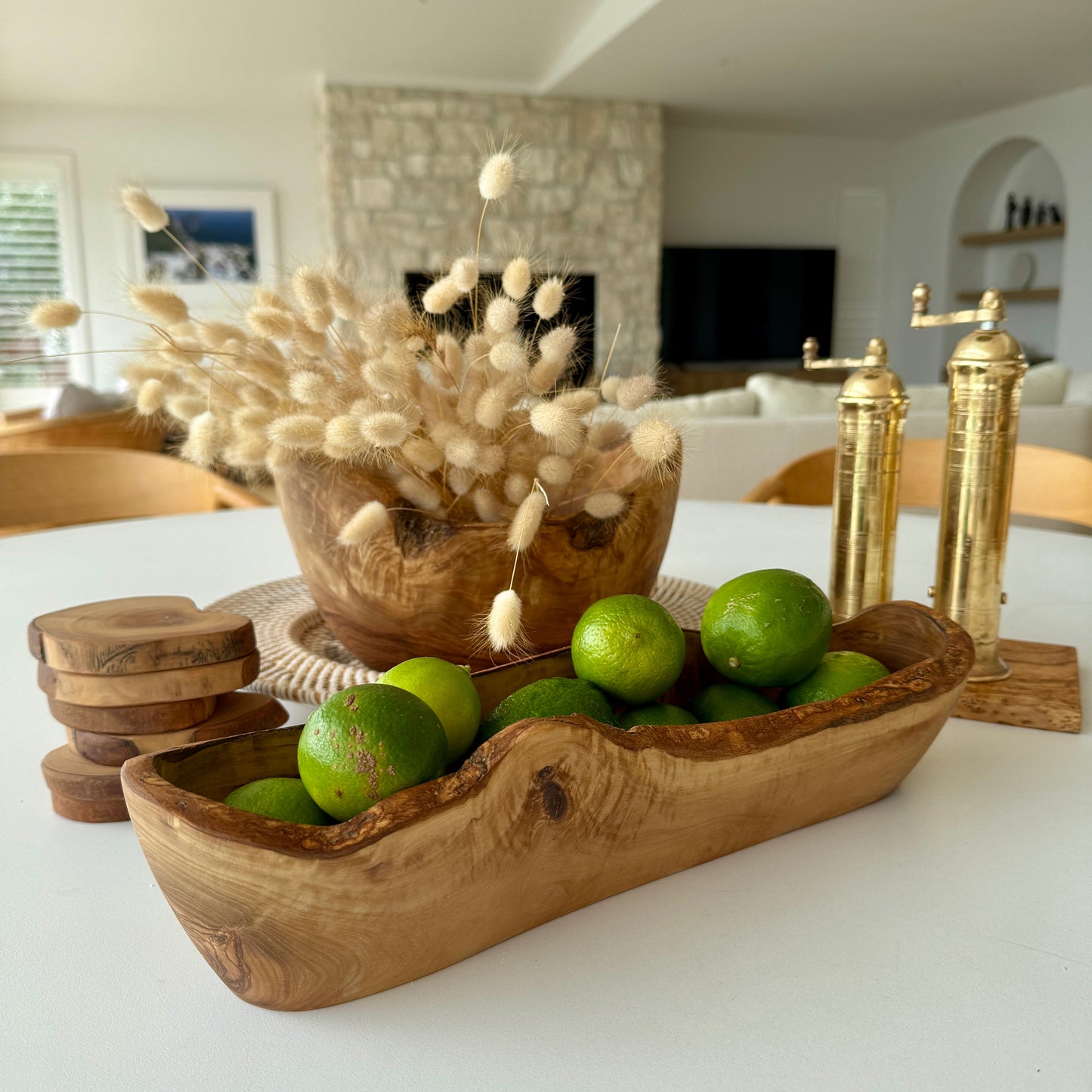 Rustic Long Bowl